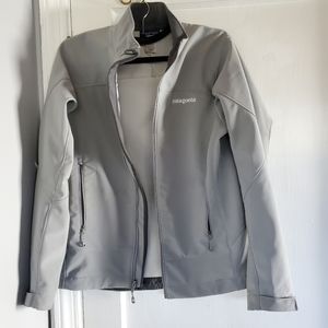 Patagonia shell jacket with fleece lining